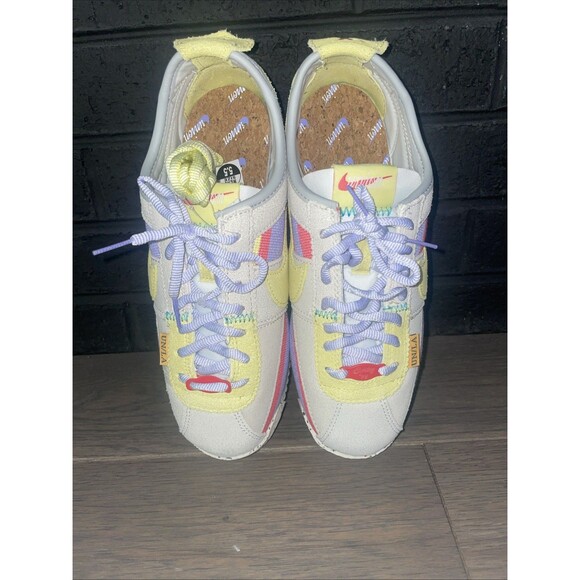 NWT Nike Union LA x Cortez SP Lemon Frost Sz 5.5 - Picture 4 of 8